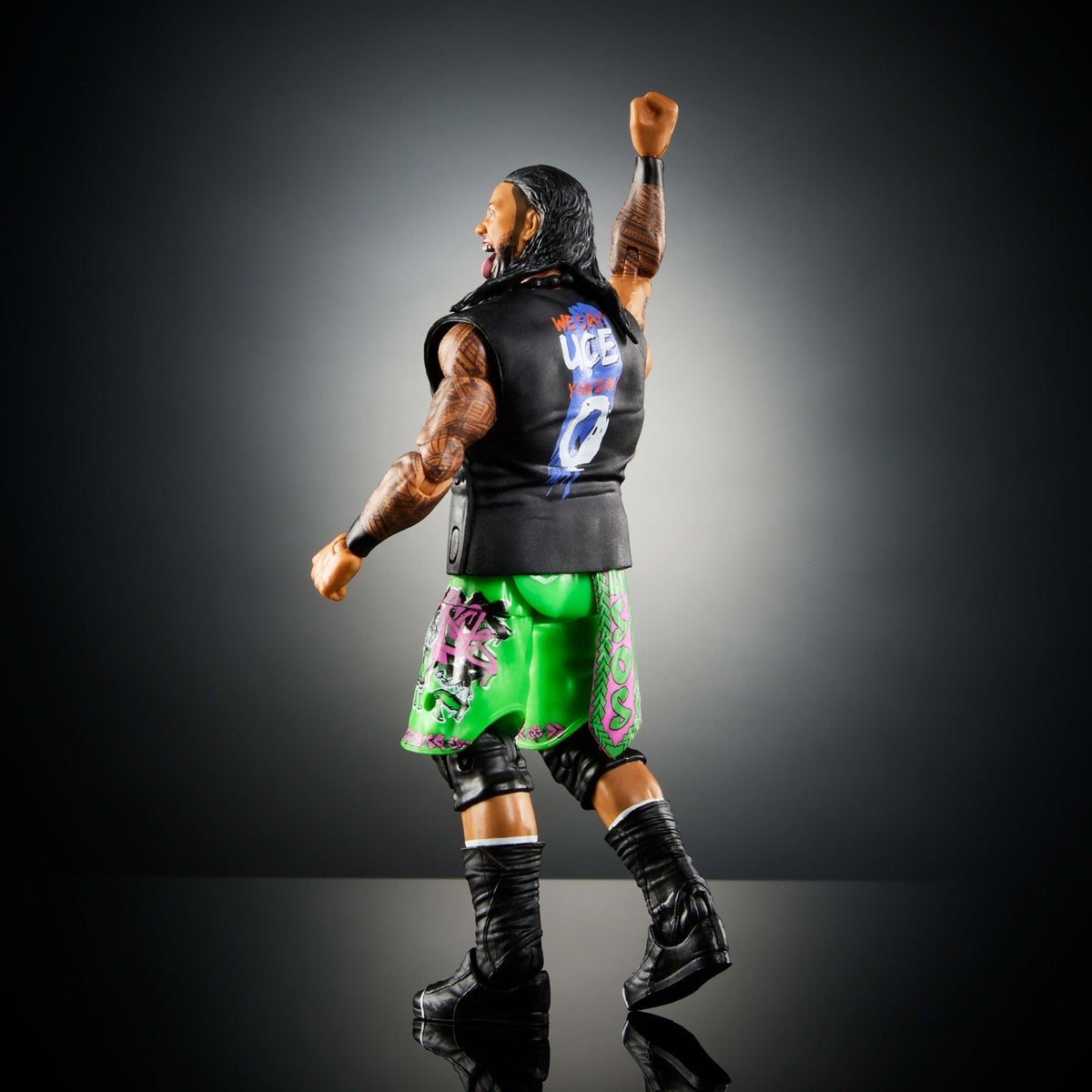 WWE Figura de Acción Elite Jimmy Uso verde