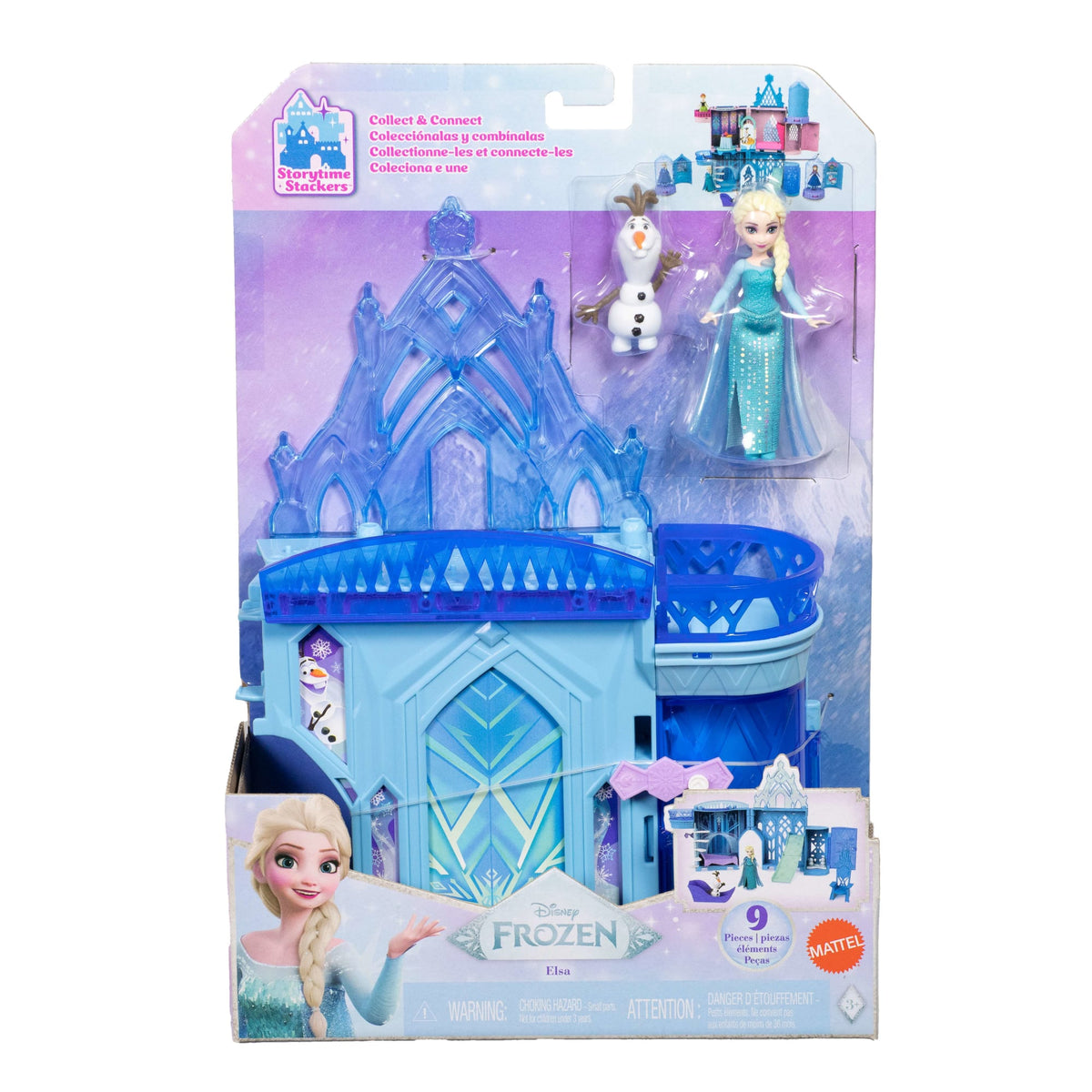 Disney Frozen Casa de Bonecas Castelo da Elsa Empilhável