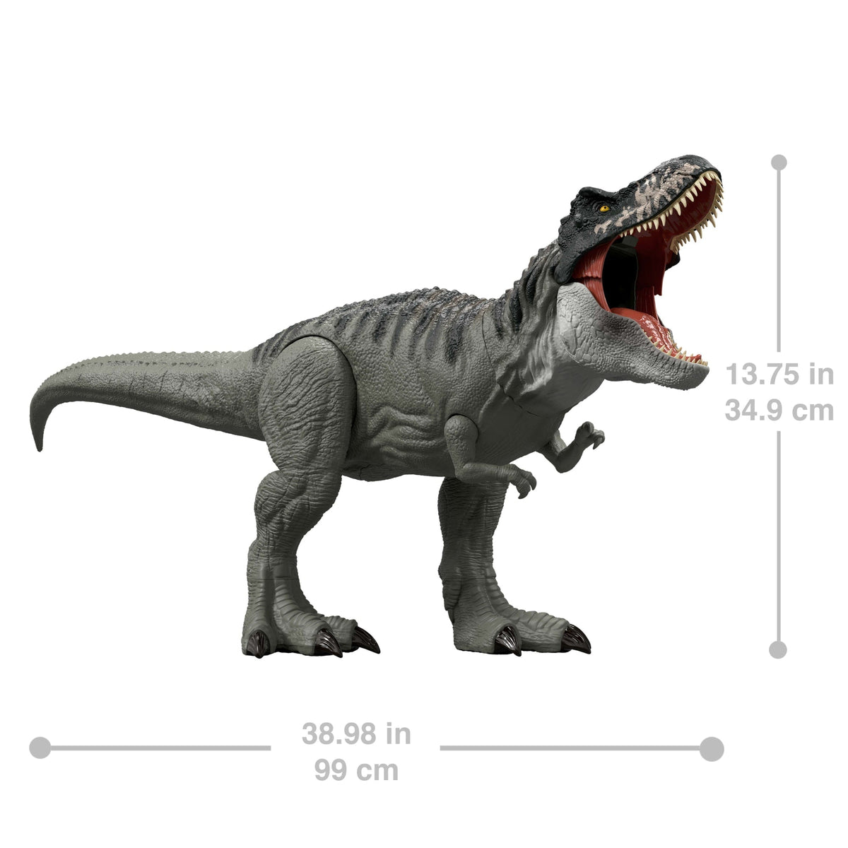 Jurassic World Rebirth Super Colossal Tyrannosaurus Rex Action Figure, T-Rex Dinosaur Movie Toy