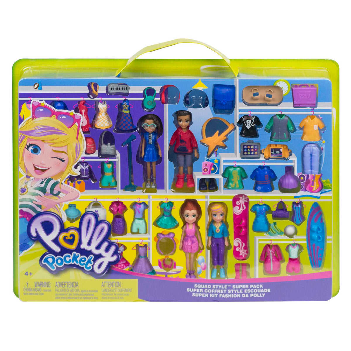 Polly Pocket Super Coffret Style Escouade