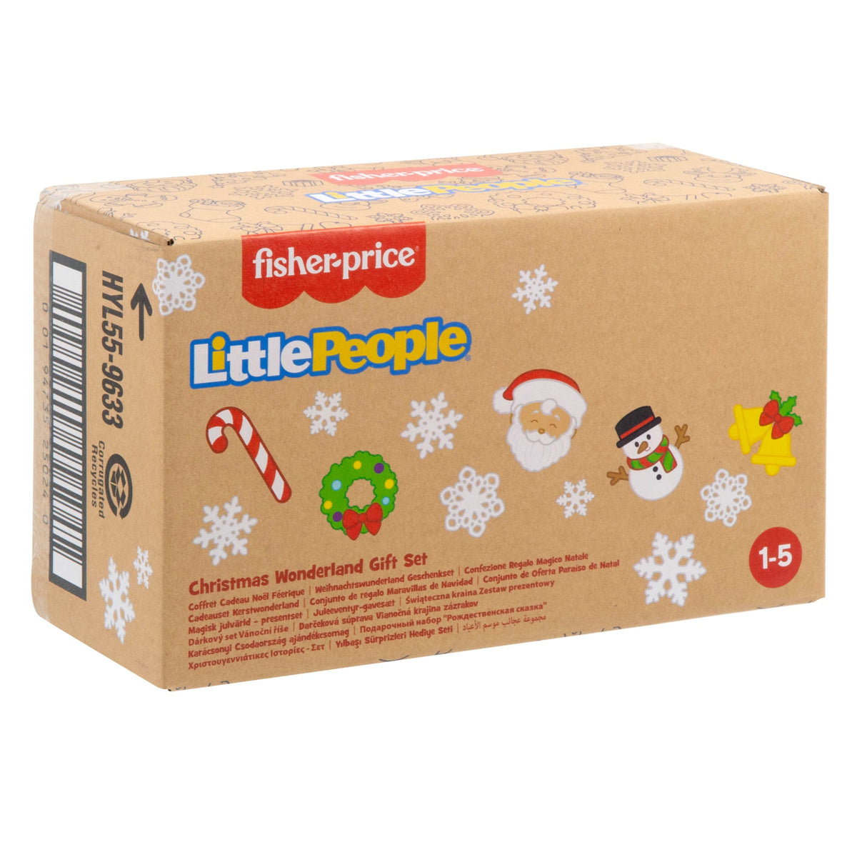 Fisher-Price Little People Christmas Wonderland Gift Set, Playset With Figures For Toddlers