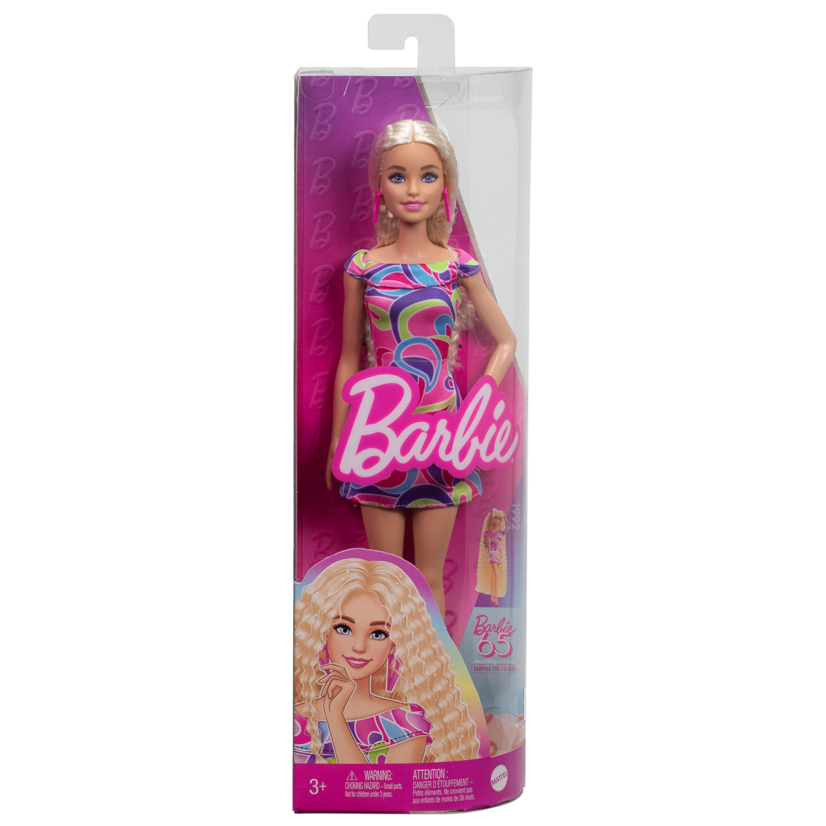Barbie Fashionistas 65E Anniversaire Poupée223, Blonde, Acc.