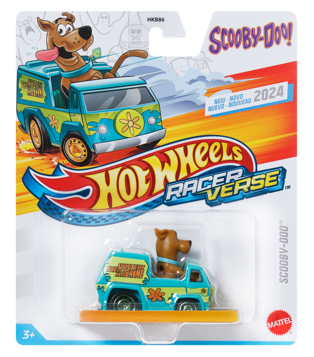 Hot Wheels RacerVerse Veículo de Brinquedo Scooby Doo
