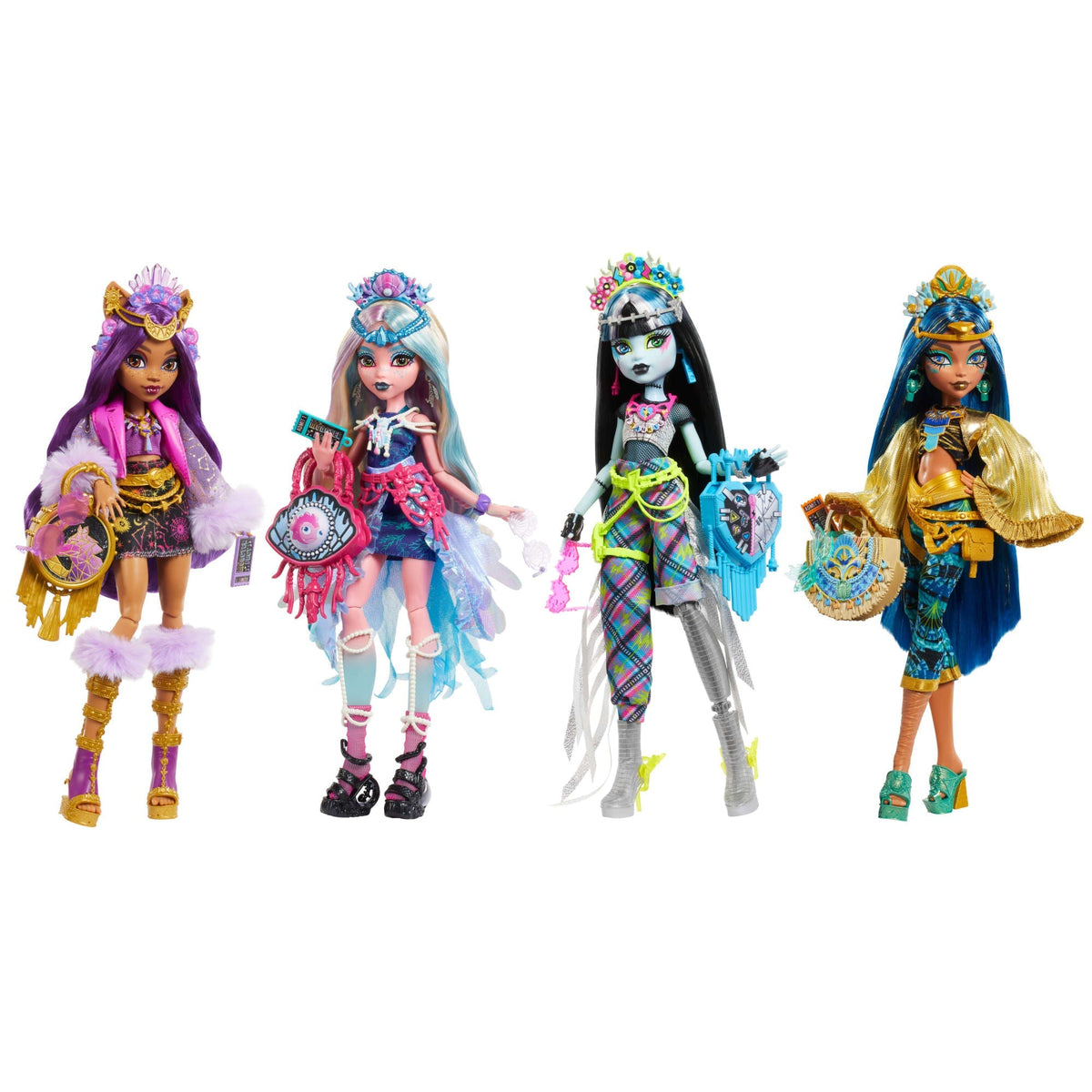 Monster High Monster Fest Clawdeen Wolf Fashion Doll With Festival Outfit, Band Poster And Accessories
