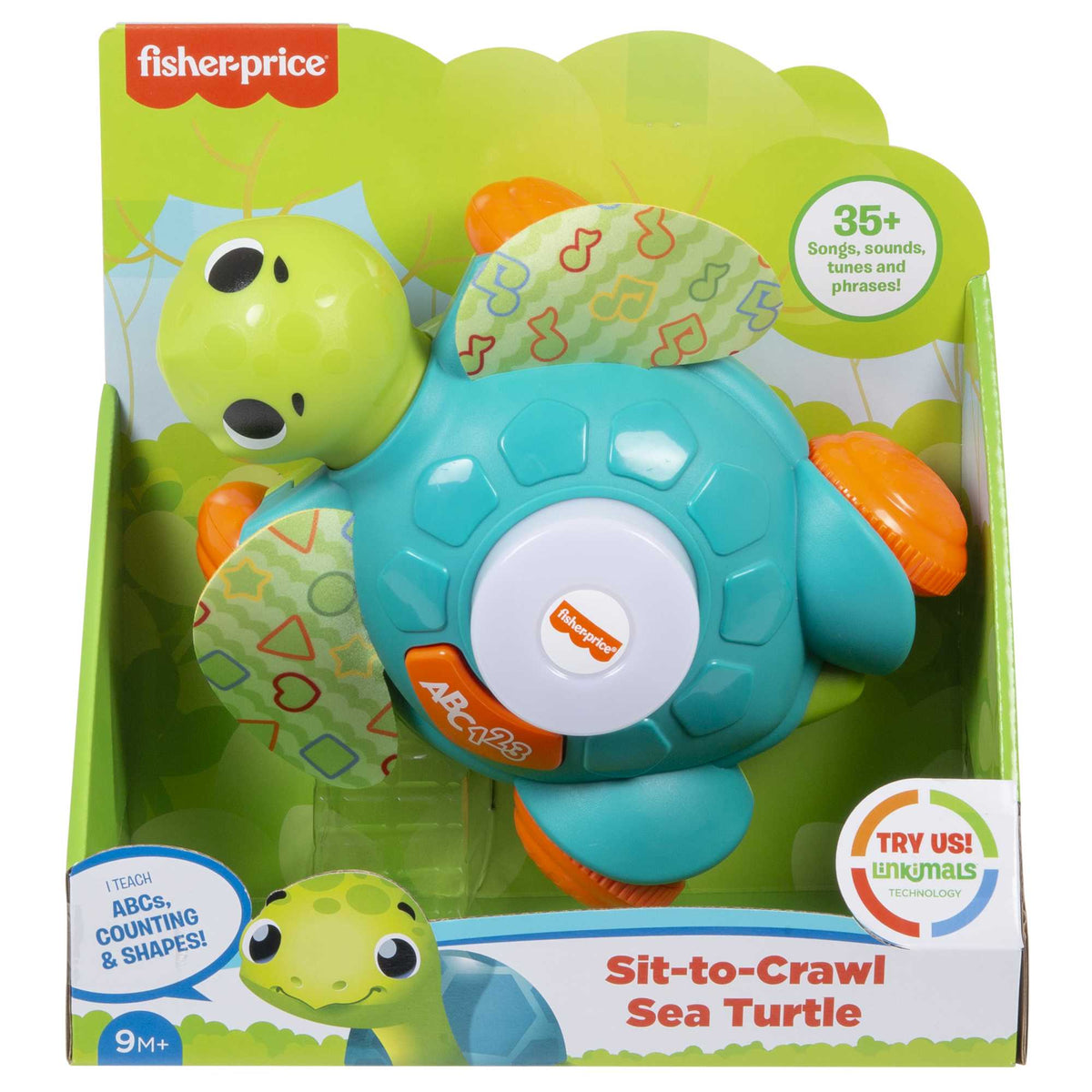 Fisher-Price Linkimals Tortue de Mer S’Asseoir et Ramper