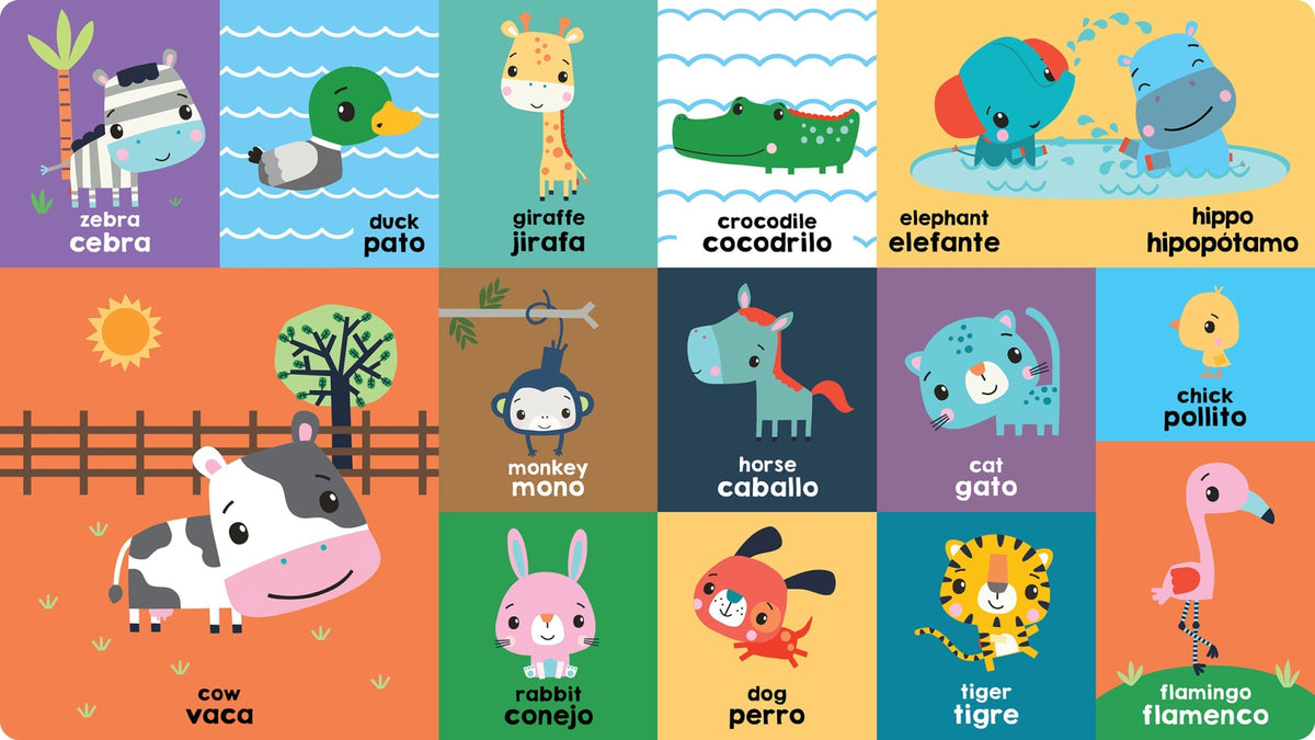 Fisher-Price First 100 Words (Primeras 100 Palabras) Board Book in English & Spanish