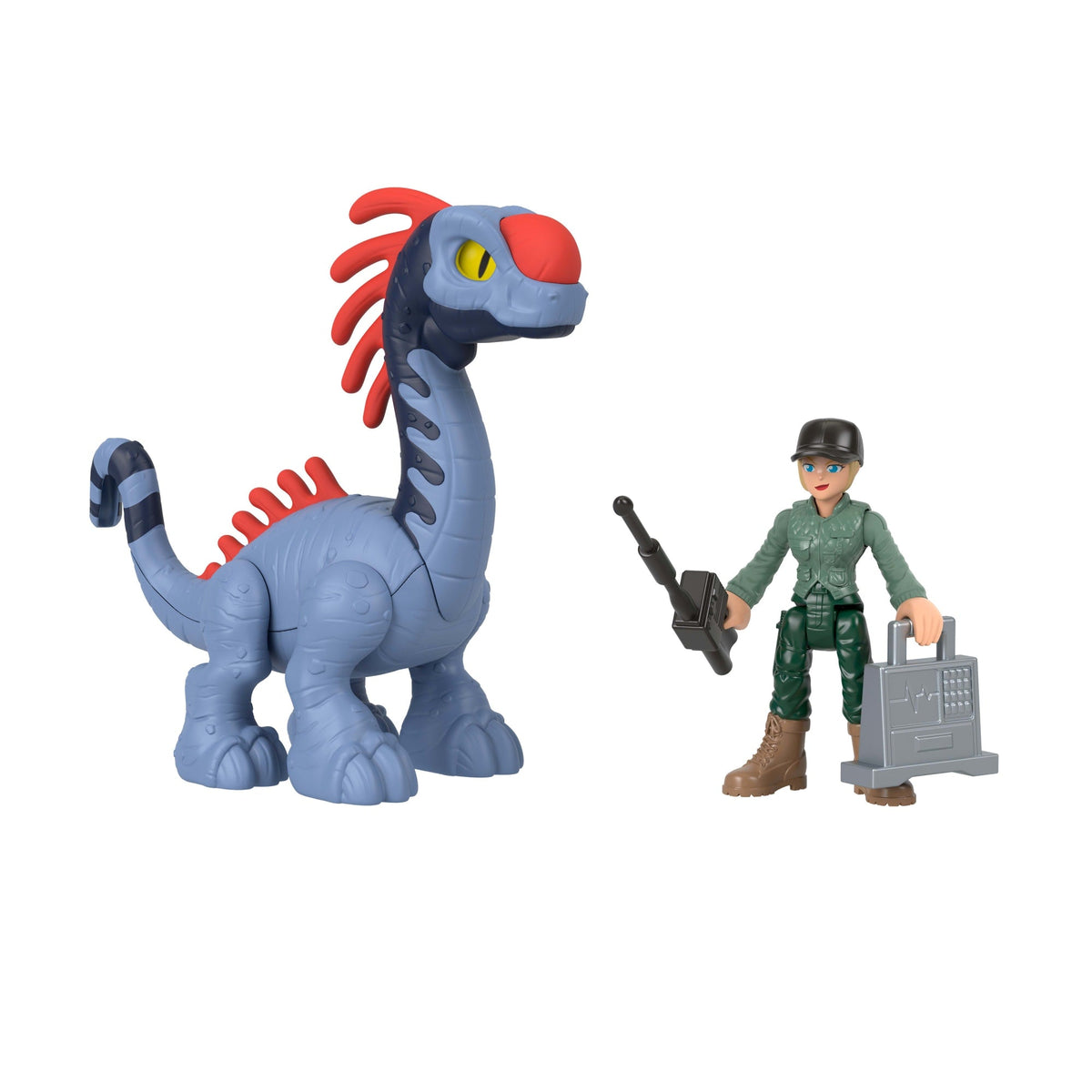 Fisher-Price Imaginext Jurassic World Rebirth Set With 6 Action Figures, Launcher & Accessories