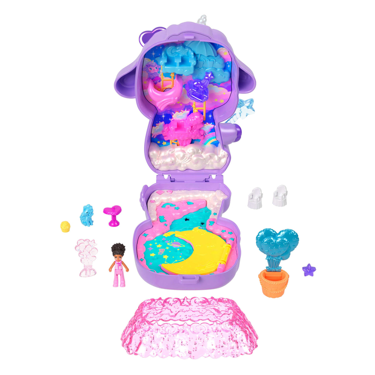 Polly Pocket Set de Juego Compacto Mundo de Ensueño