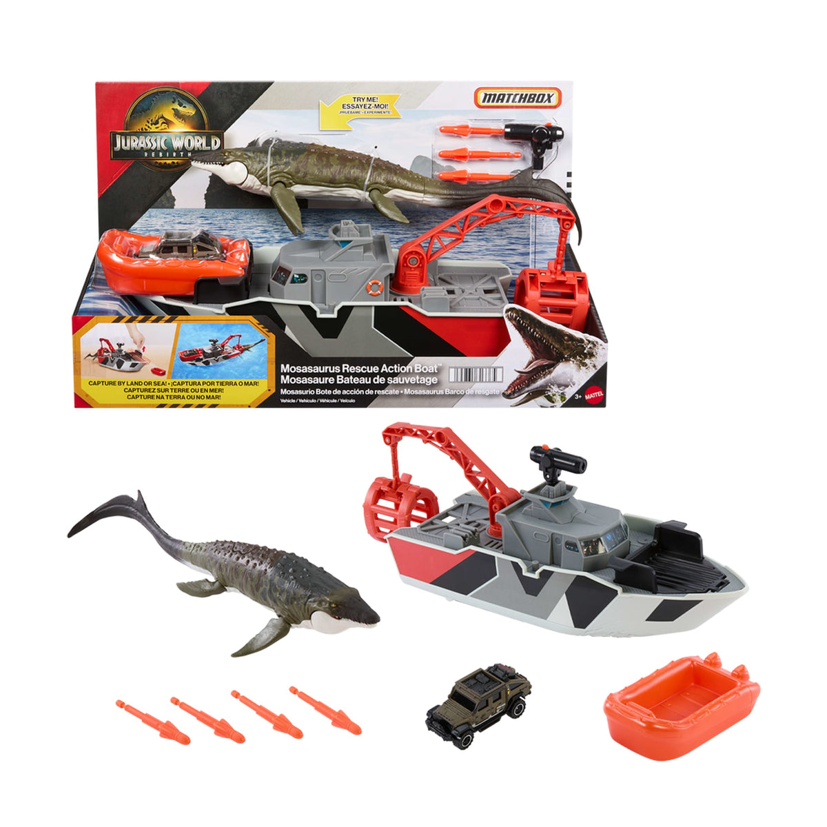 Matchbox Vehículo de Juguete Jurassic World Vehículo Grande