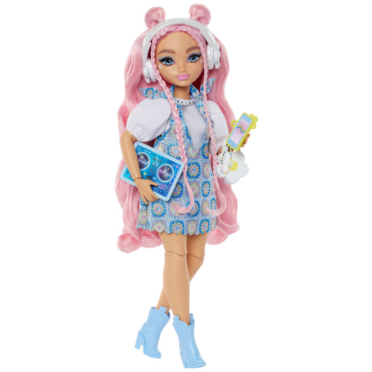 Barbie  Équipe de Rêve  Poupée Mode  Daisy Jean, 9 Accessoires