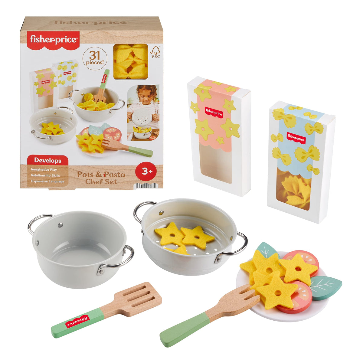 Fisher-Price Juguete para Bebés Set de Cocina de Madera