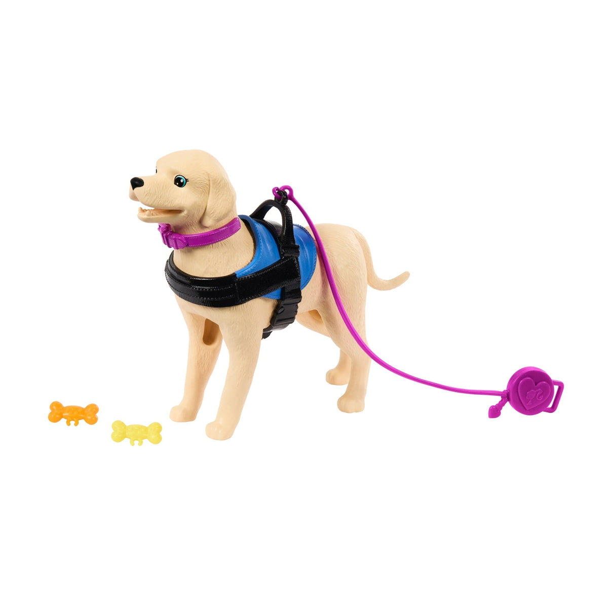 Barbie Doll & Service Dog Playset With Wheelchair, Ramp & Accessories, Brunette Fashion Doll
