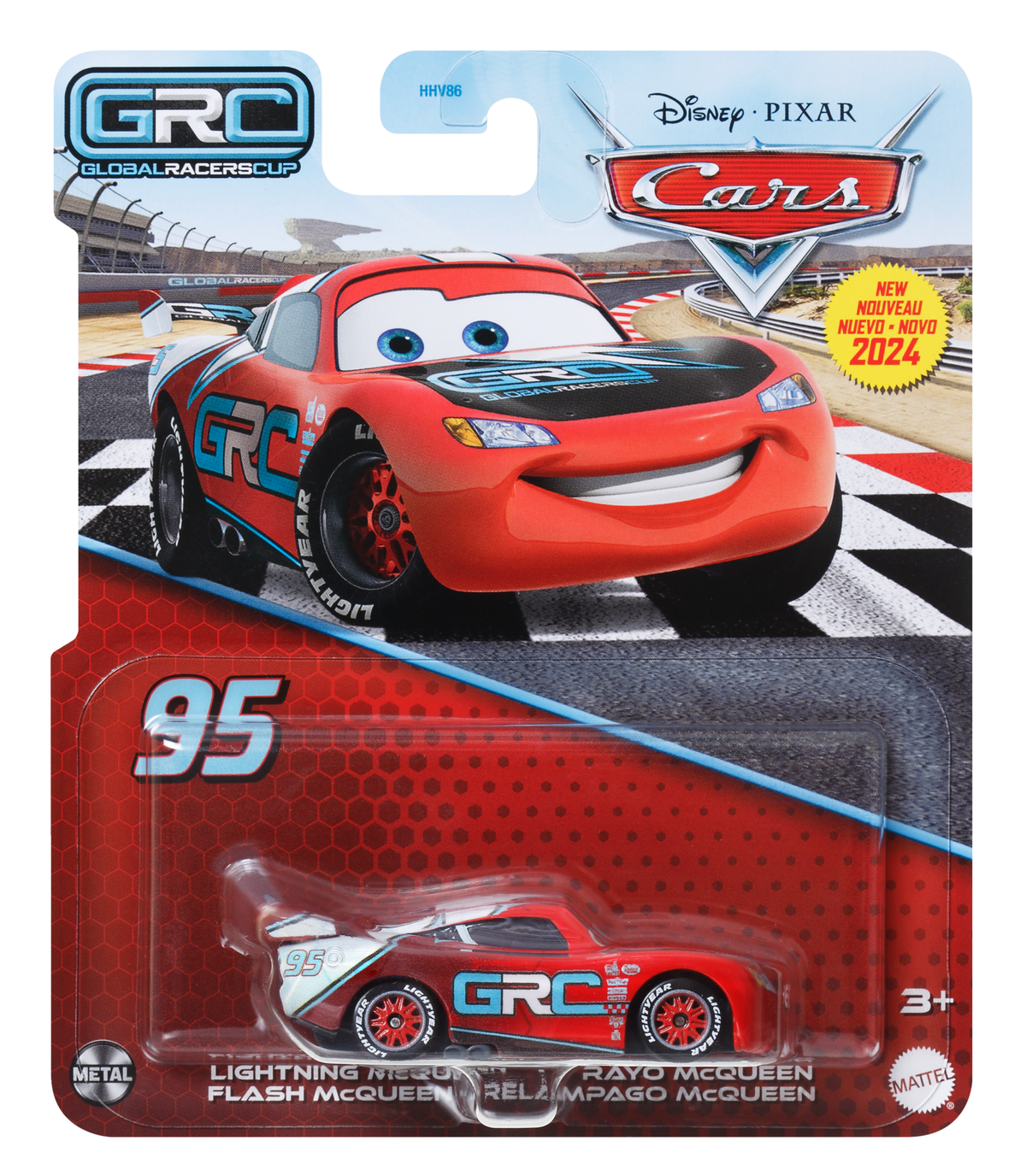 Carros da Disney e Pixar Diecast Veículo de Brinquedo Relâmpago Mcqueen GRC