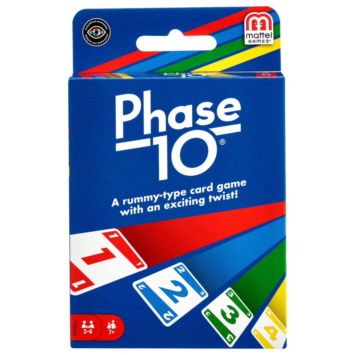 Mattel Games Juego de Cartas Phase 10