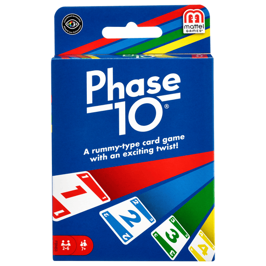 Mattel Games Juego de Cartas Phase 10