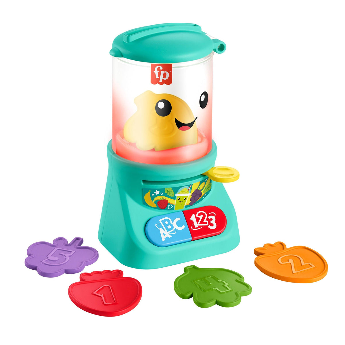 Fisher-Price Rires et Éveil Mélangeur à Boissons Chiffres et Couleurs