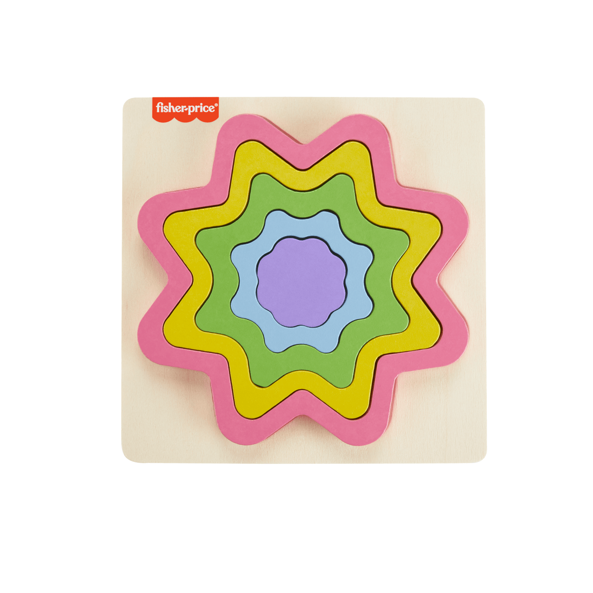 Fisher-Price Juguete para Bebés Rompecabezas Estrella de Madera