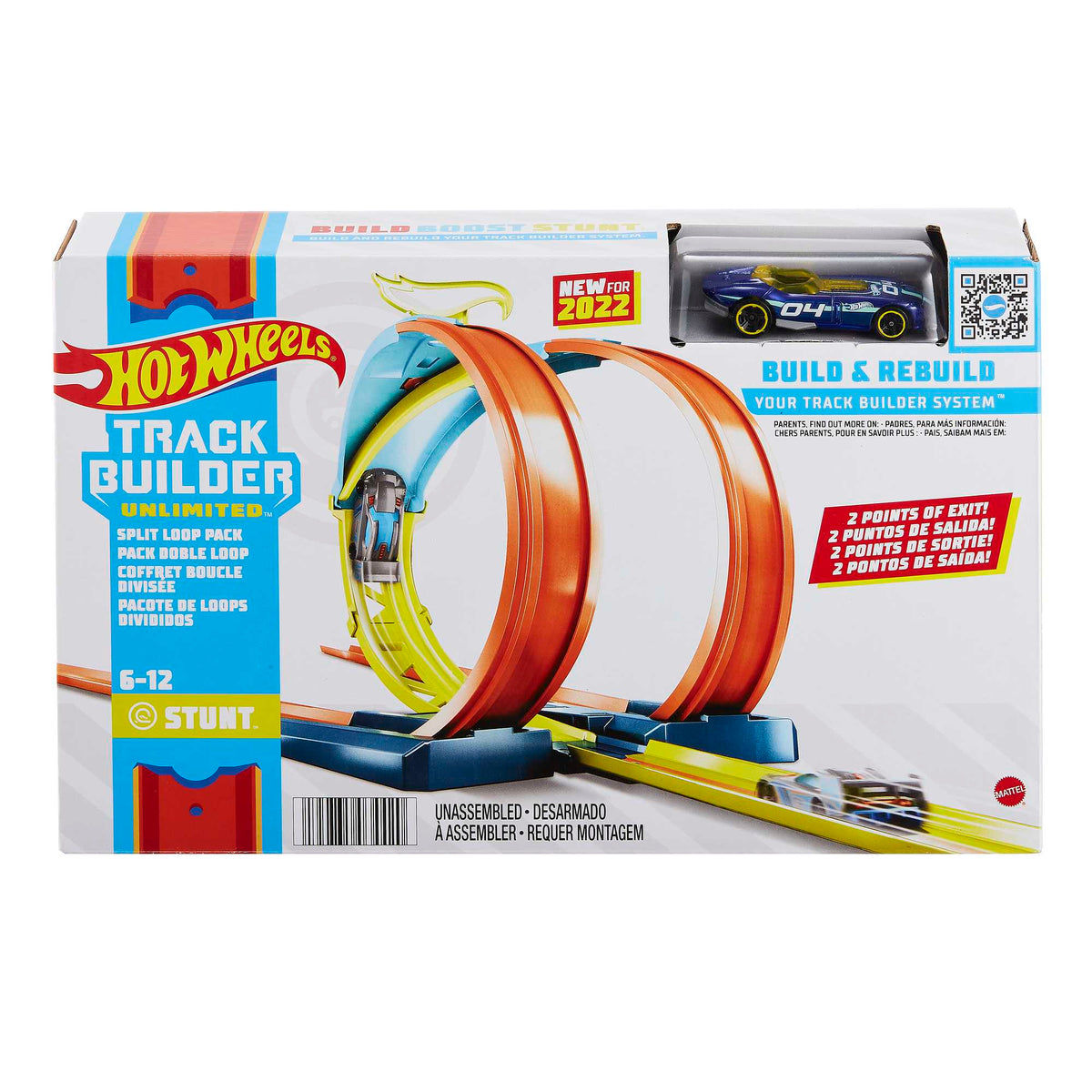Hot Wheels Track Builder Unlimited Split Loop Pack