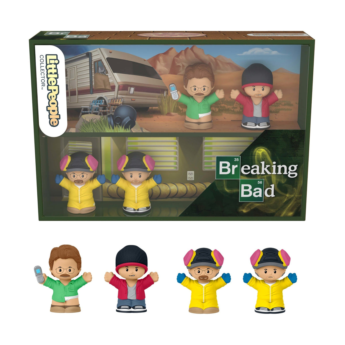 Little People Collector Breaking Bad Tv Show Special Edition Set For Adults & Fans, 5 Figures
