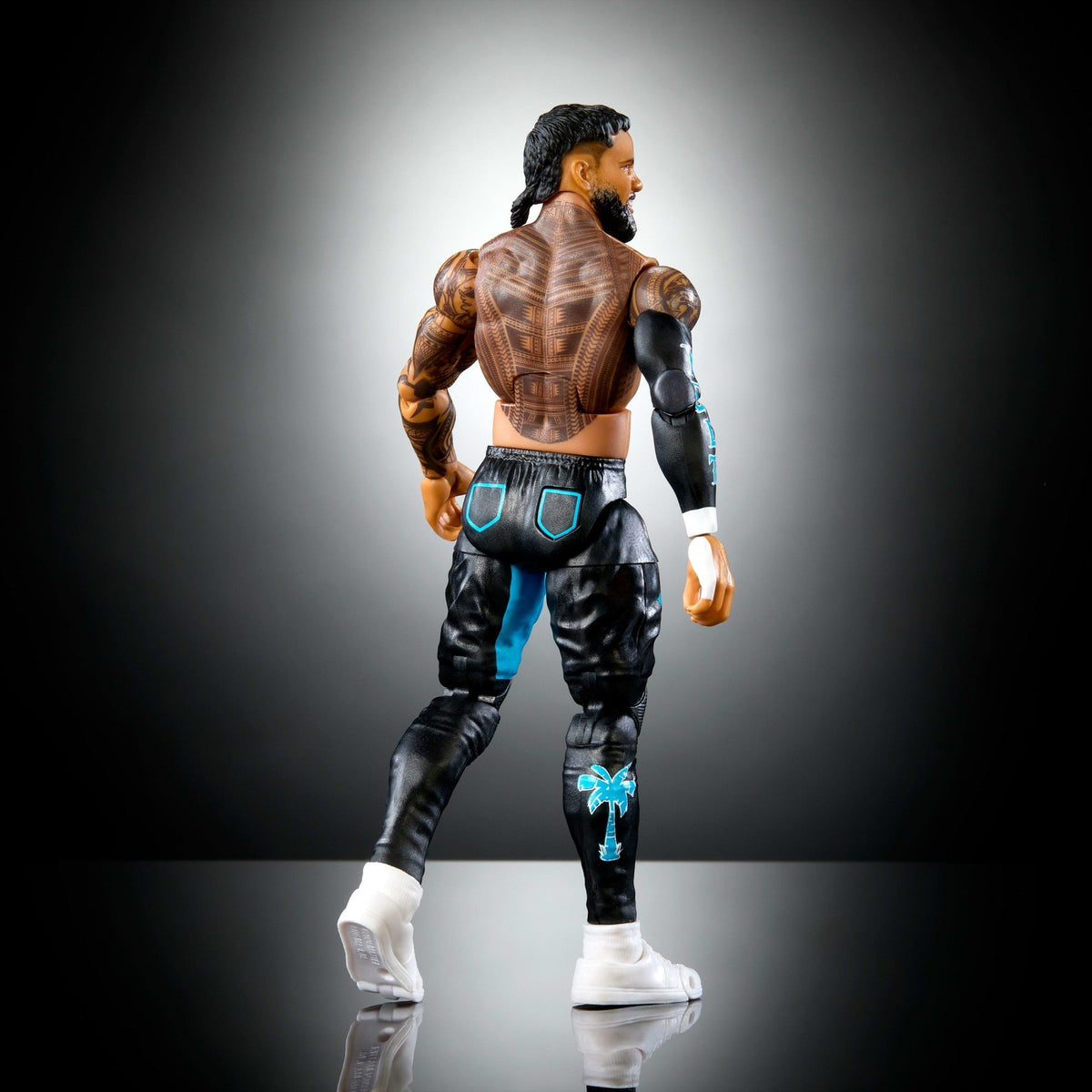 WWE Figura de Acción Elite Jey Uso azul