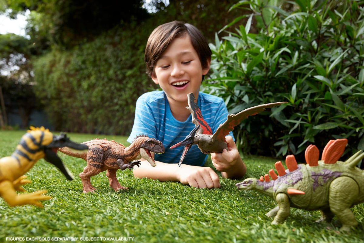 Jurassic World Chaos Theory Wild Roar Kryptops Action Figure, Strike Attack & Sound Dinosaur Toy