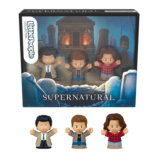 Little People Collector Supernatural Tv Show Special Edition Set For Adults & Fans, 3 Figures