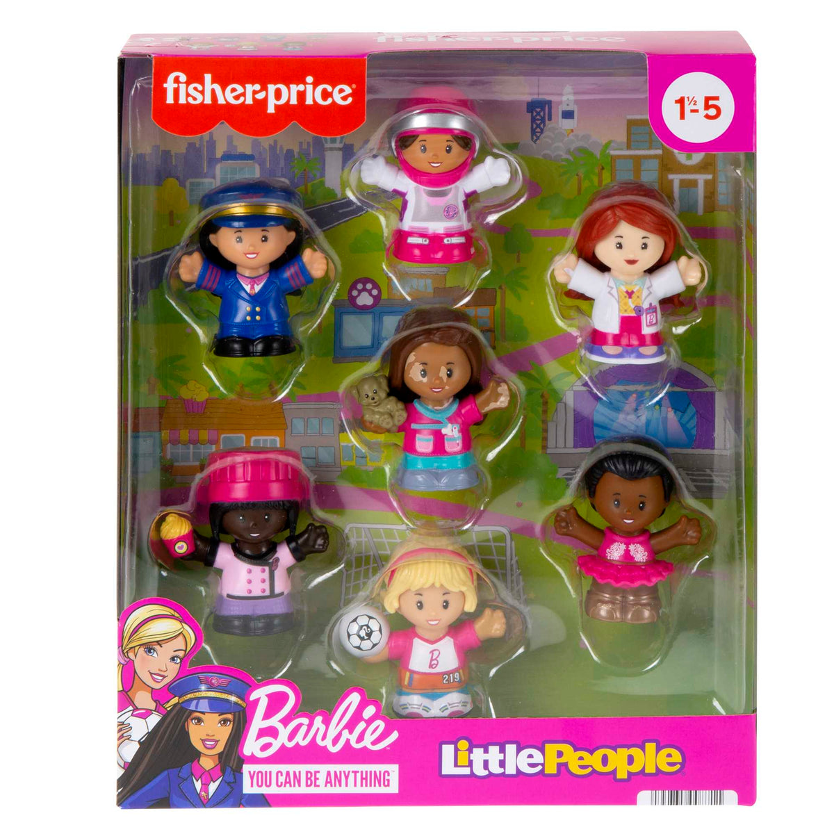 Barbie You Can Be Anything Figure Pack By Little People