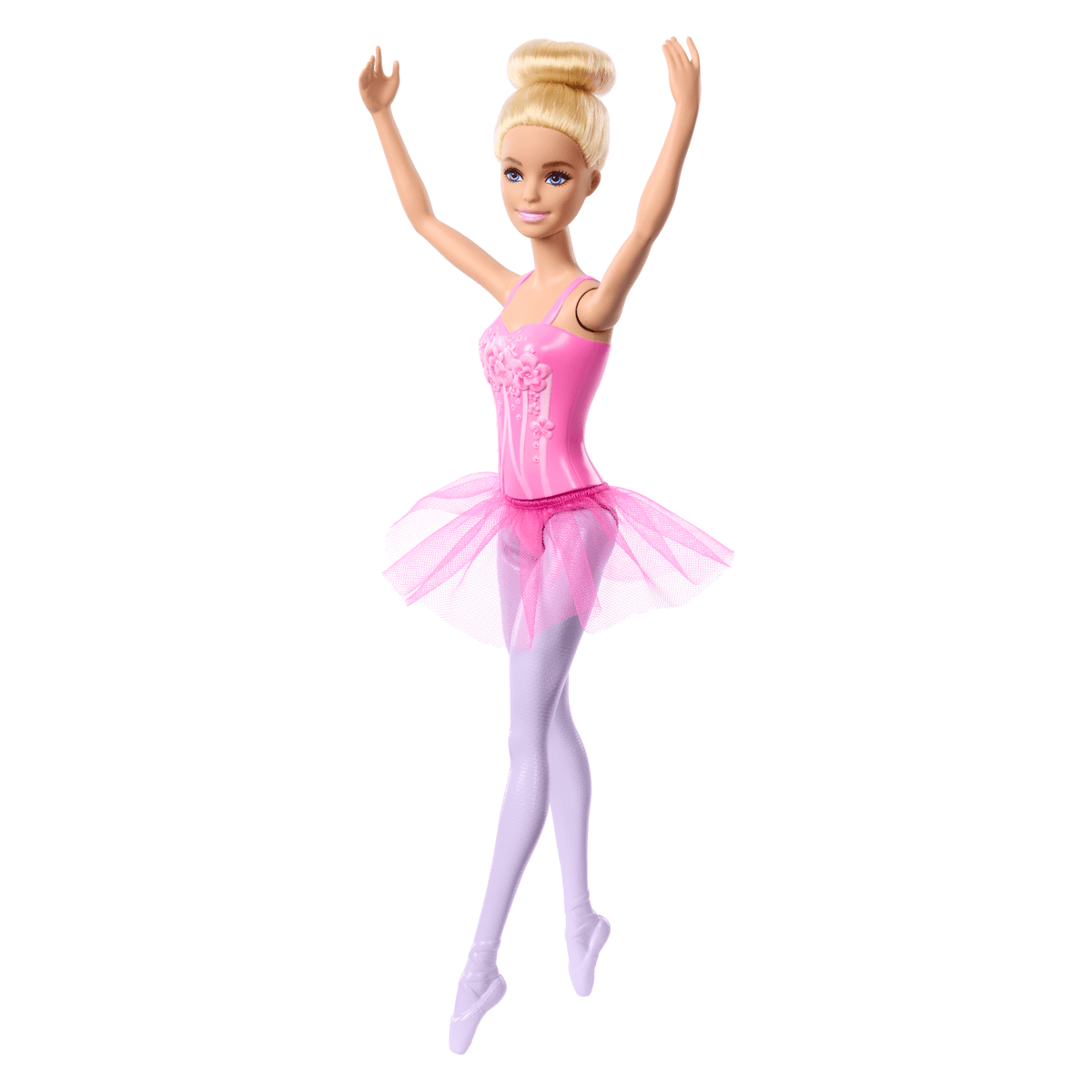 Barbie Ballerina Doll, Blonde Fashion Doll Wearing Purple Removable Tutu