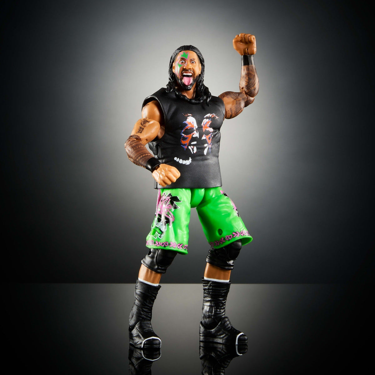 WWE Figura de Acción Elite Jimmy Uso verde