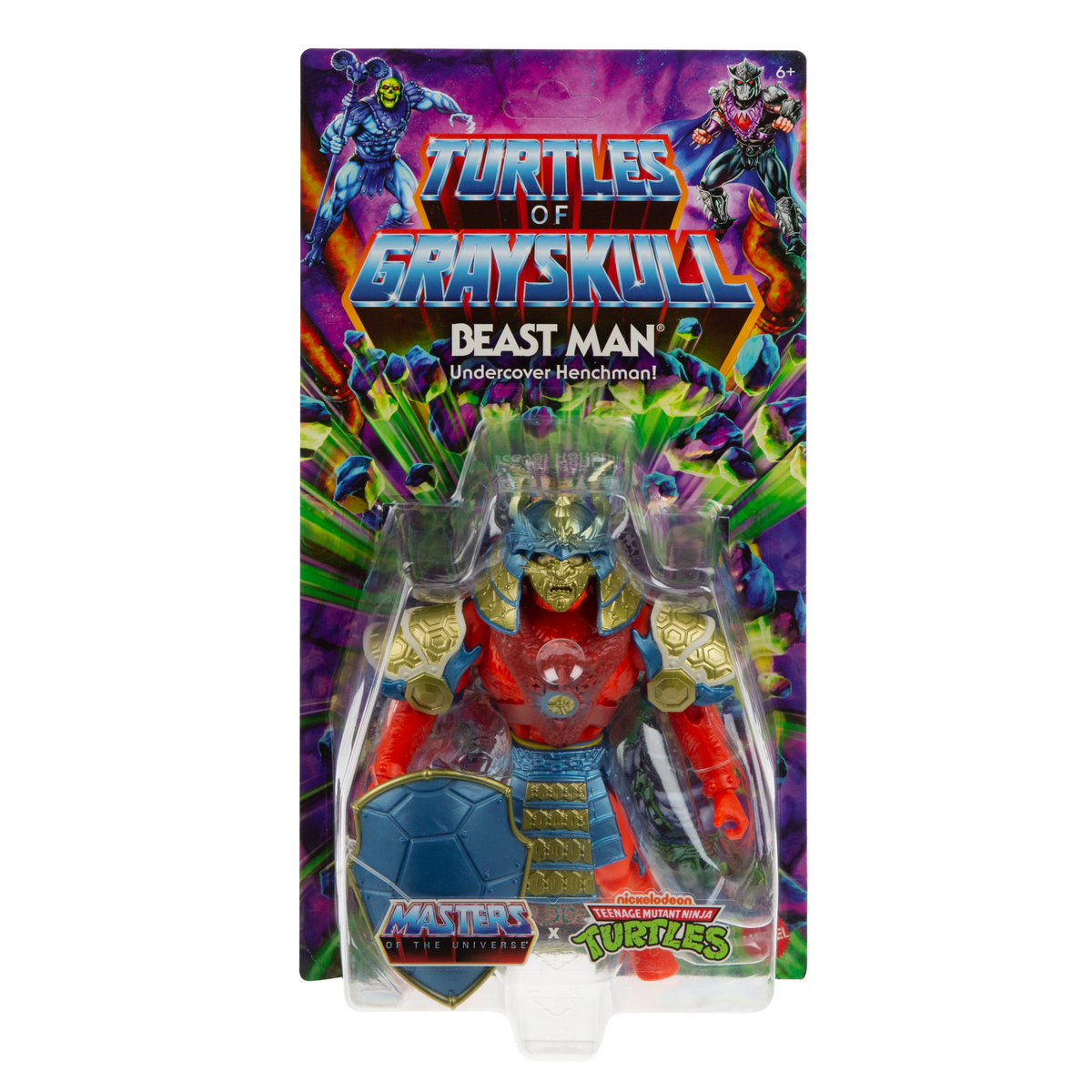 Masters Of The Universe Origins Turtles Of Grayskull Beast Man Action Figure Toy