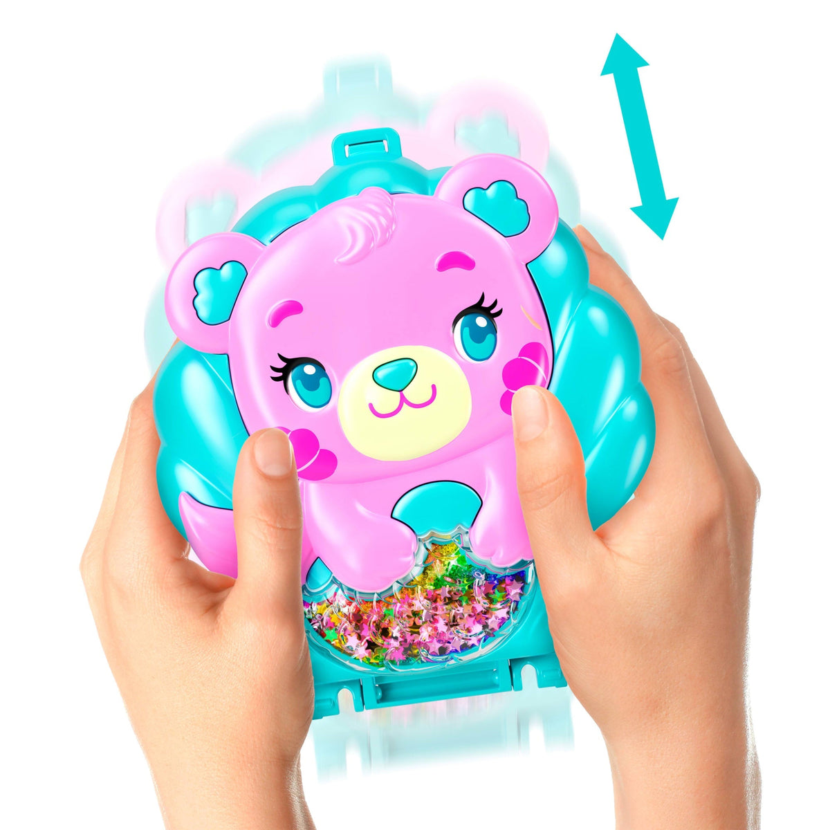 Polly Pocket Conjunto de Brinquedo Compacto Ilha de Glitter