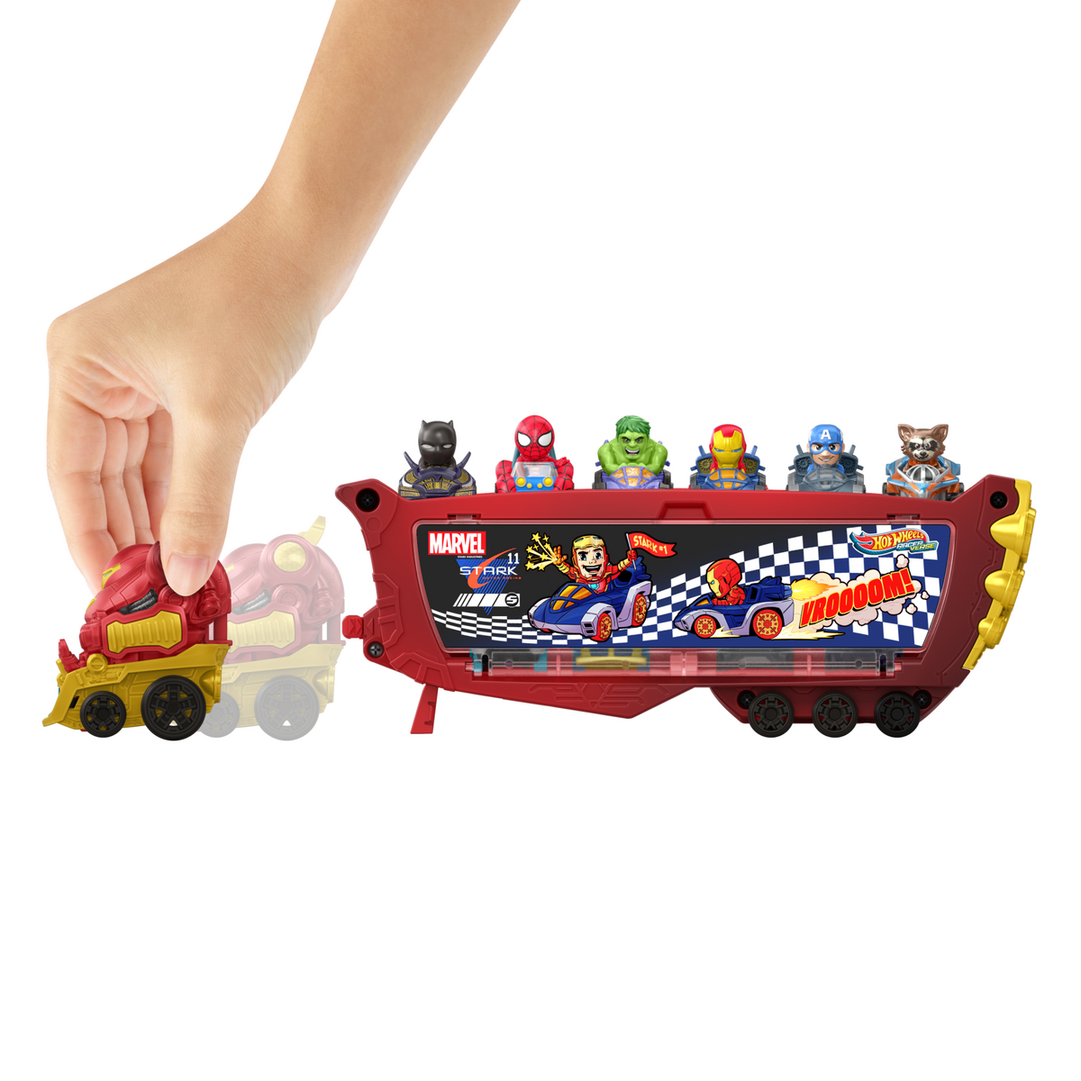 Hot Wheels Racerverse Marvel Camion Hulkbuster, Fig. Non Amovible