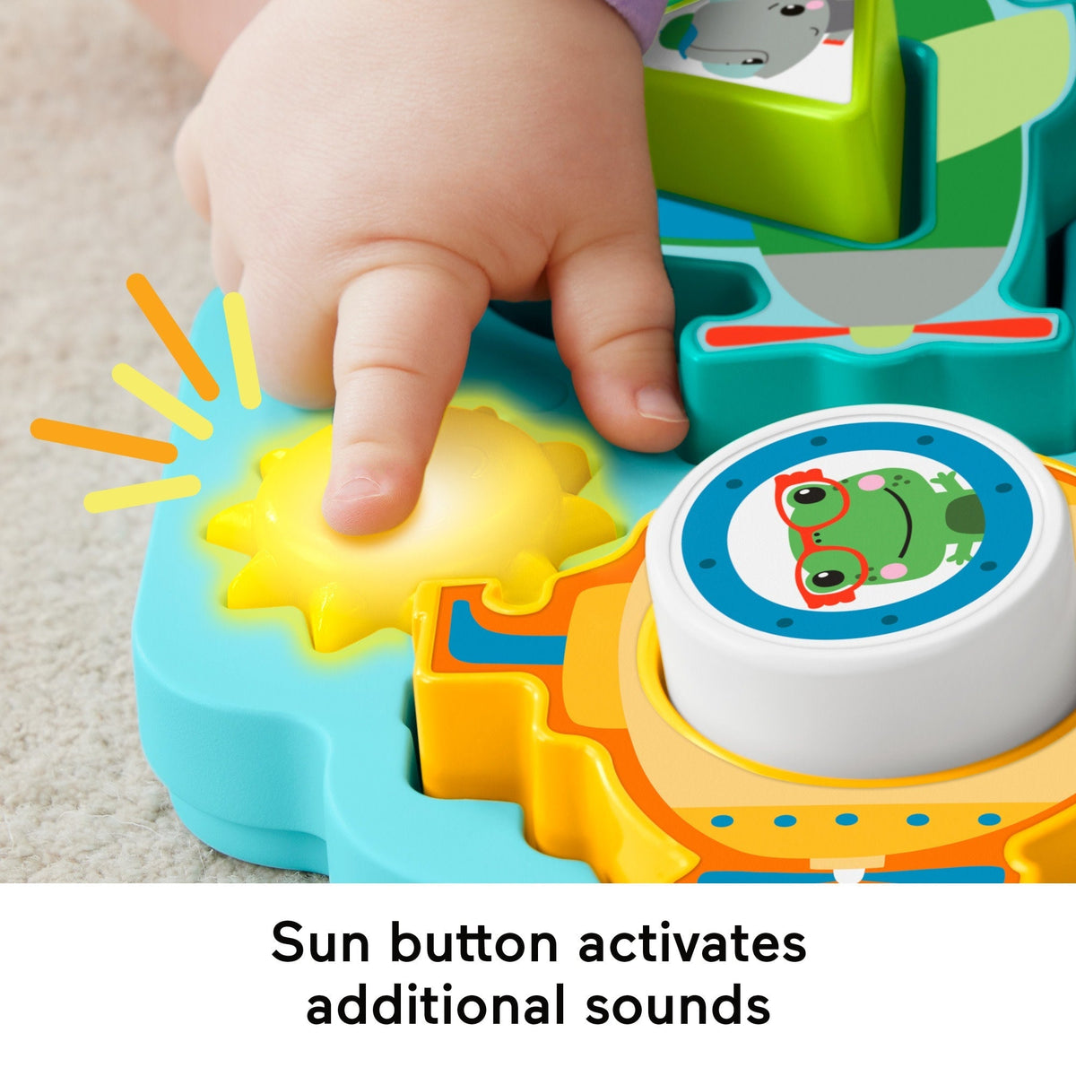 Fisher-Price Shapes & Sounds Vehicle Puzzle Baby Sorting Toy With Music & Lights