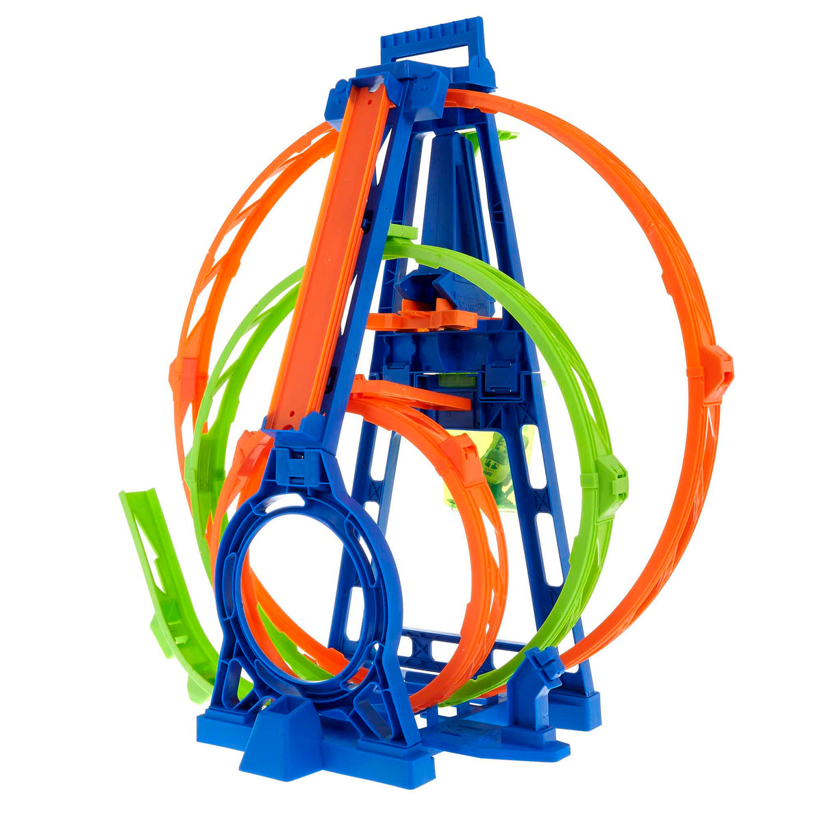 Hot Wheels Track With 1 Hot Wheels Car, Triple Loop Kit Track Set