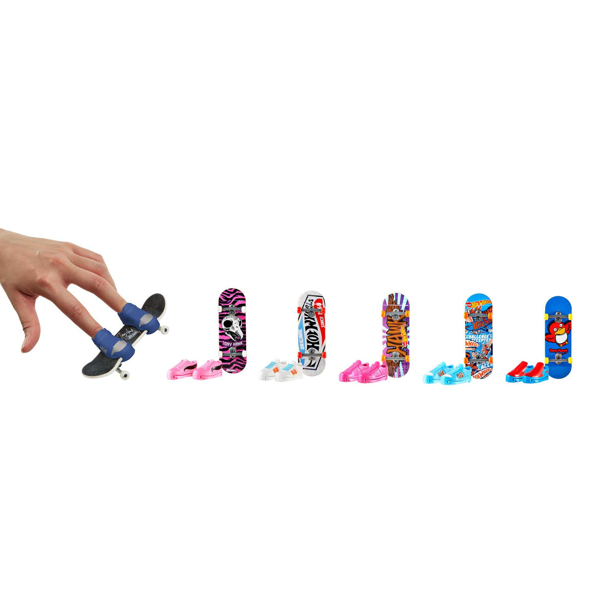 Hot Wheels Skate Vehículo de Juguete Patineta con Tenis Sorpresa