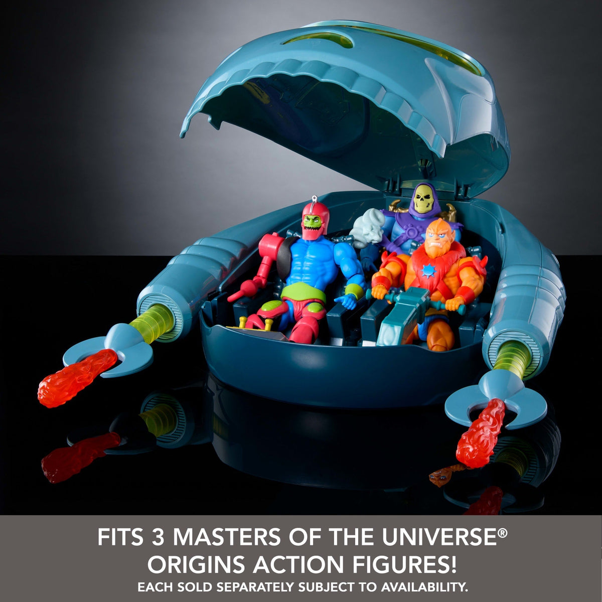 Masters Of The Universe Origins The Collector Vehicle, MOTU Toy, 5.5 Inch Scale Fits 3 Figures
