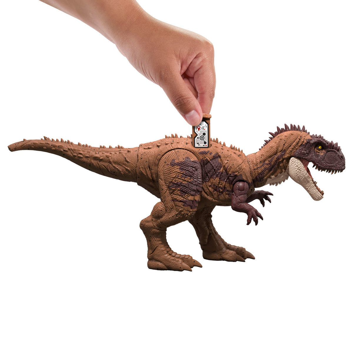 Jurassic World Chaos Theory Wild Roar Kryptops Action Figure, Strike Attack & Sound Dinosaur Toy