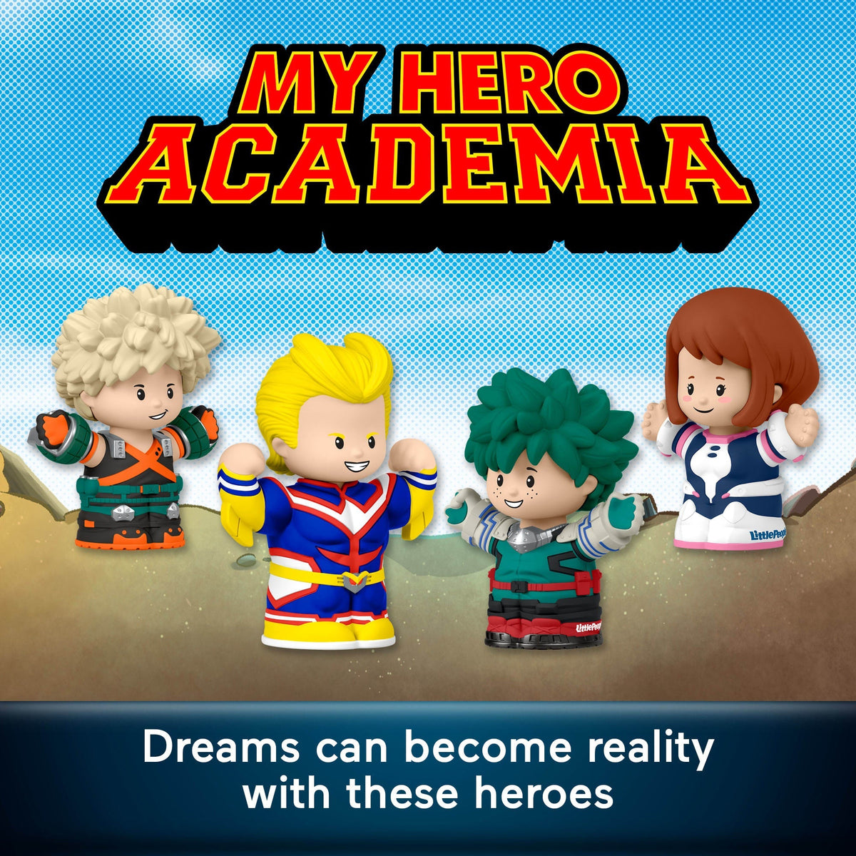 Little People Collector My Hero Academia Anime Series Special Edition Set, 4 Figures