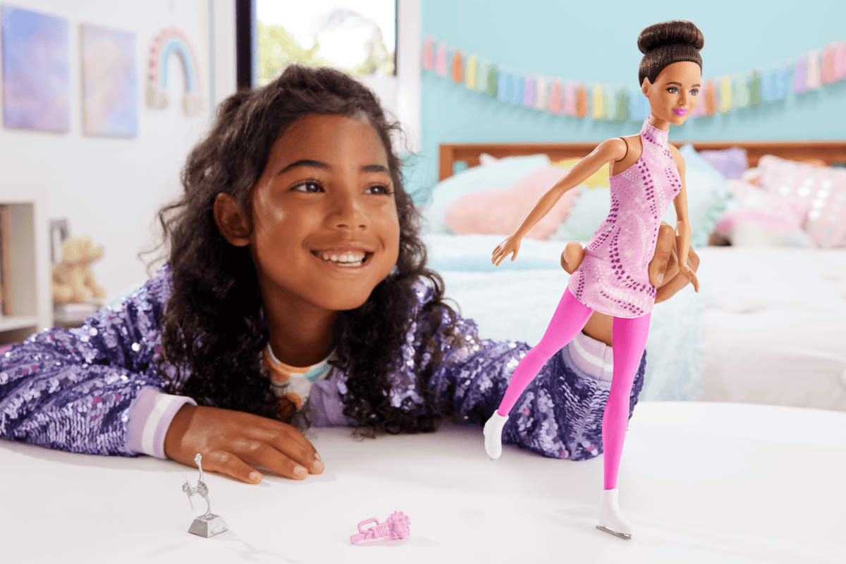 Barbie Profesiones Muñeca Patinaje Artístico