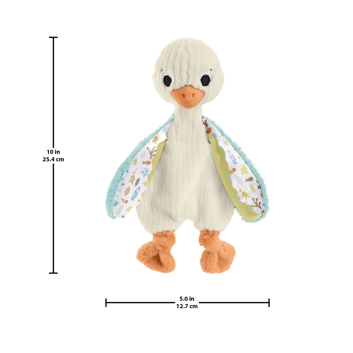 Fisher Price Snuggle Up Goose Baby Sensory Toy, Plush Toy With Jingles For Newborns