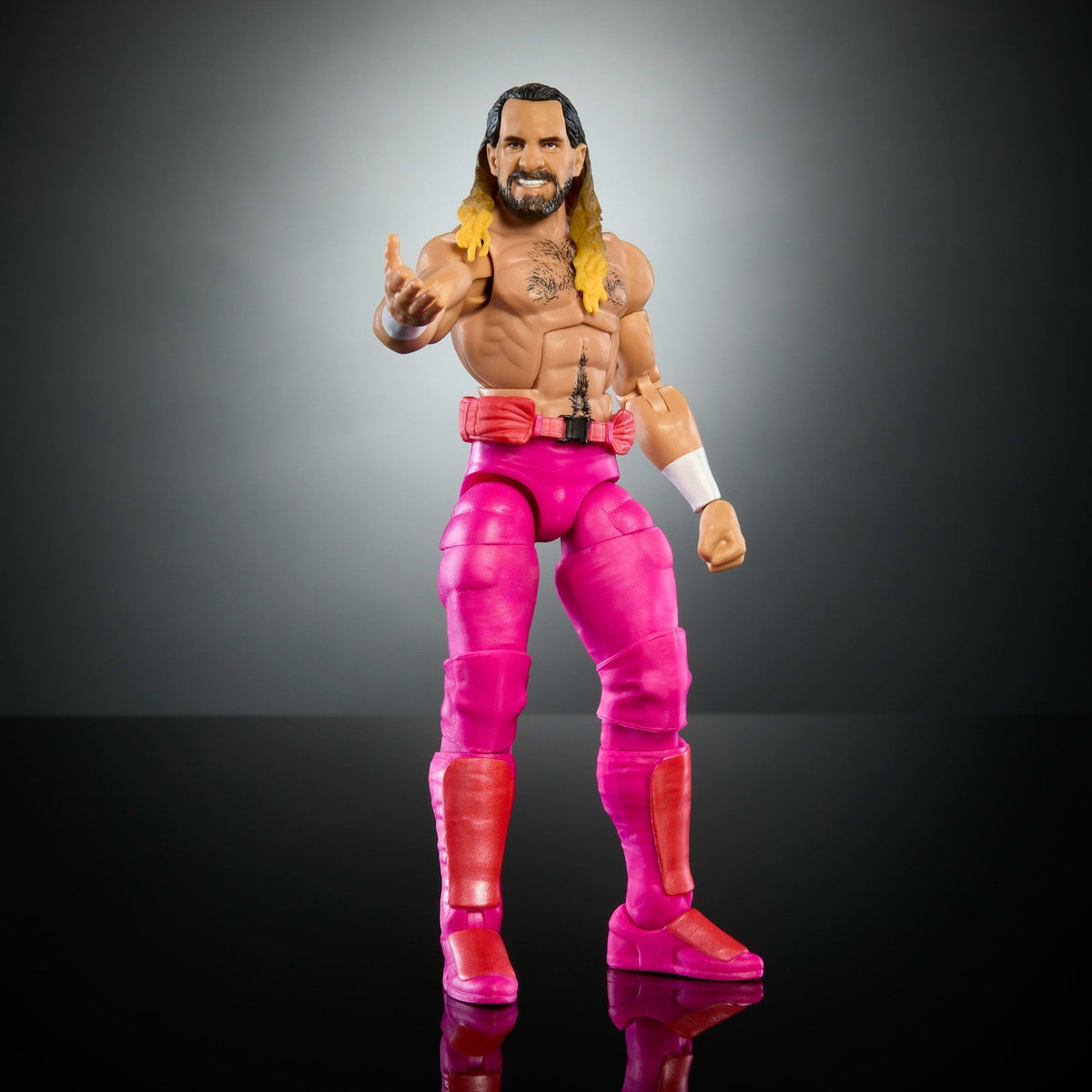 WWE Elite Collection Premium Live EVent Seth Rollins Action Figure Set, Wrestlemania Collectible
