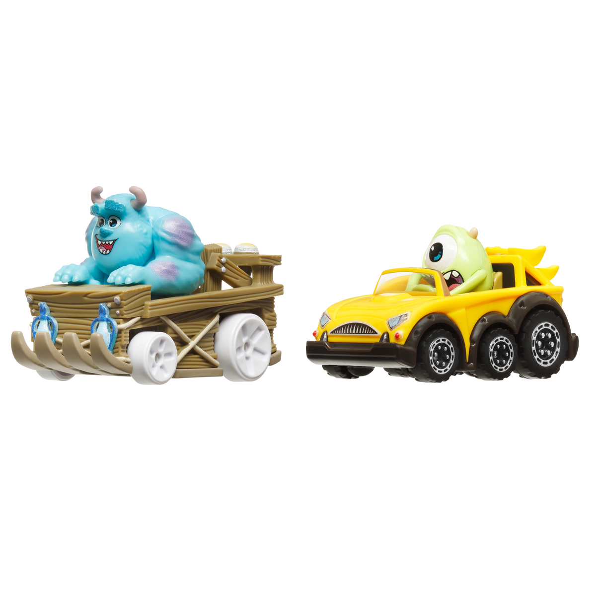 Hot Wheels RacerVerse Vehículo de Juguete Mike y Sulley