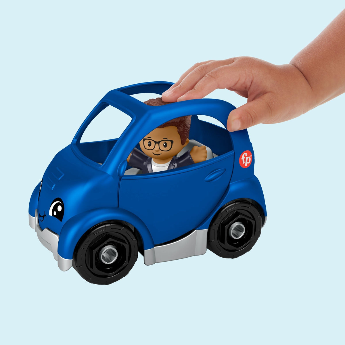 Fisher-Price Little People Coffret Véhicule Électrique et Figurine