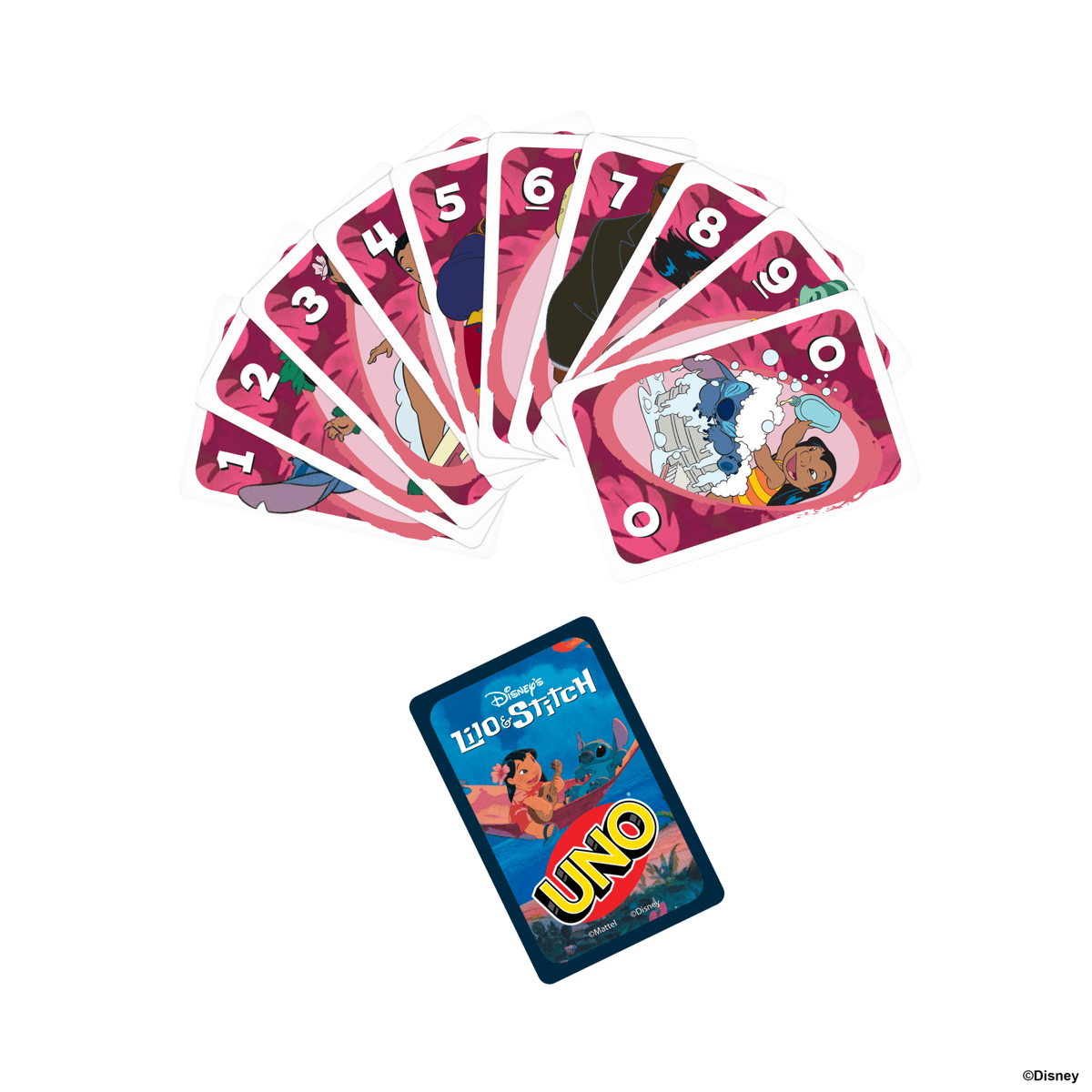 UNO Disney's Lilo And Stitch Card Game For Kids & Family Night