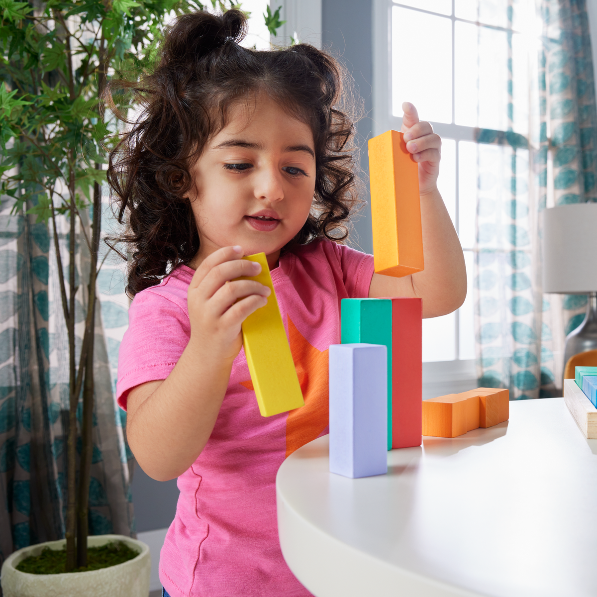 Fisher-Price Juguete para Bebés Pirámide de Bloques de Madera