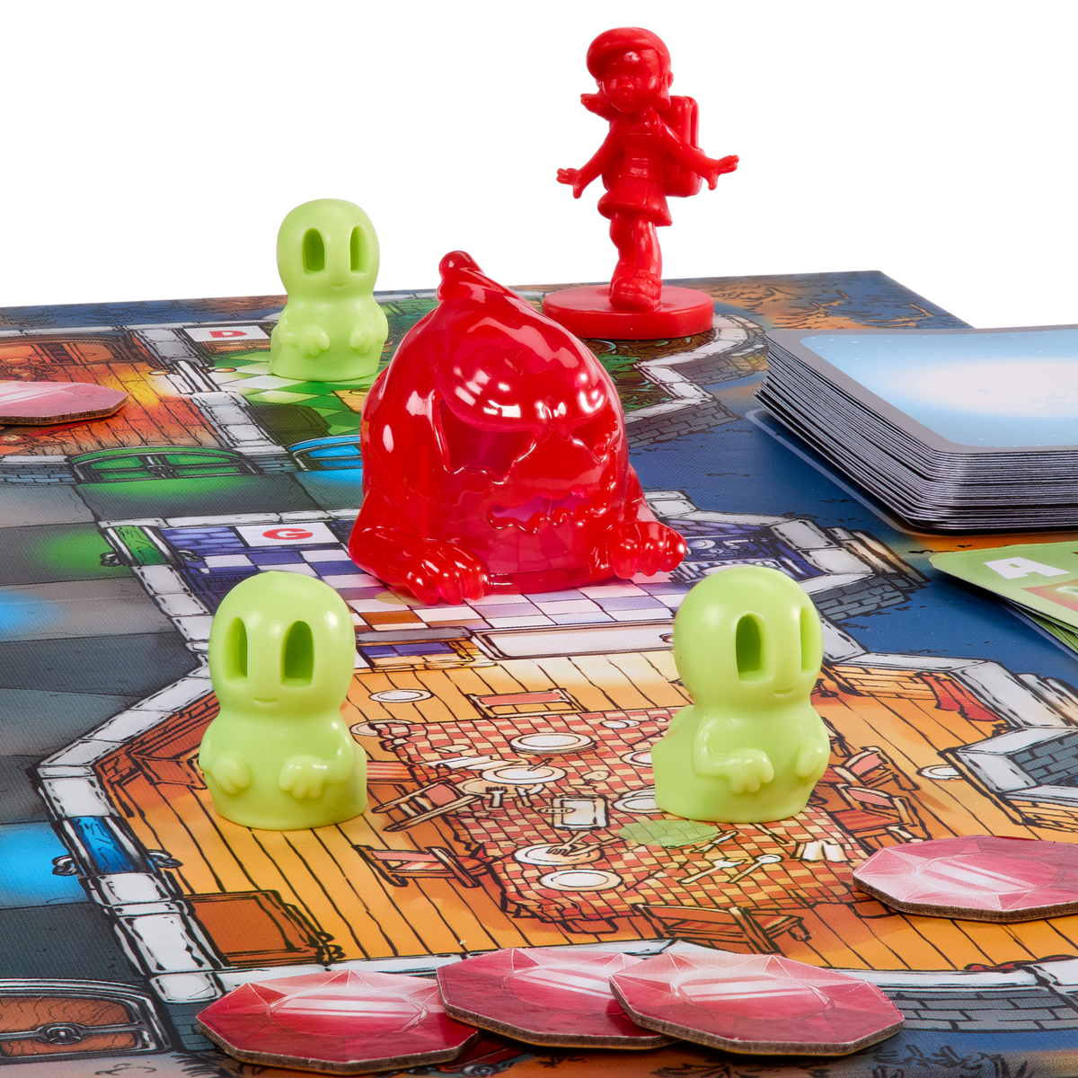 Ghost Fightin’ Treasure Hunters Anniversary Edition Board Game, Cooperative Family Game With 2 Ways To Play For 2-5 Players