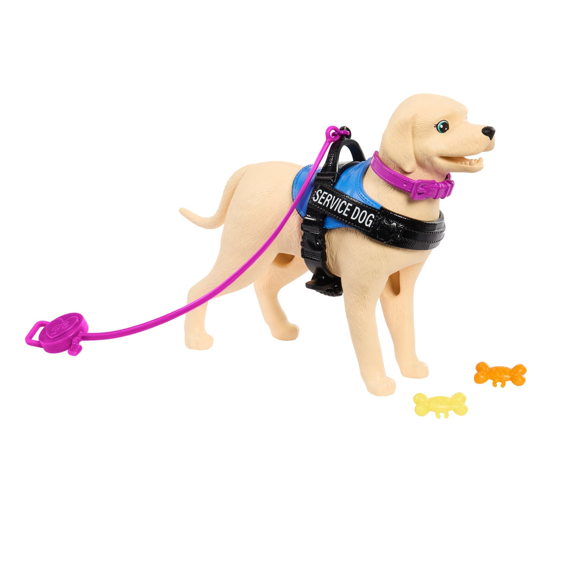 Barbie Doll & Service Dog Playset With Wheelchair, Ramp & Accessories, Brunette Fashion Doll