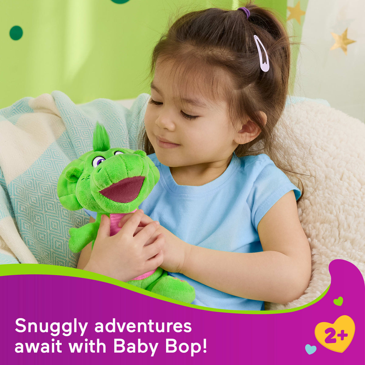 Fisher-Price Barney's World Plush Character Toy Collection For Toddlers & Kids, Styles May Vary