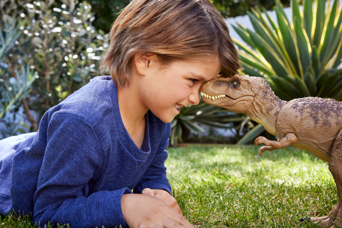 Jurassic World Dinosaurio de Juguete Ataque Total T. Rex