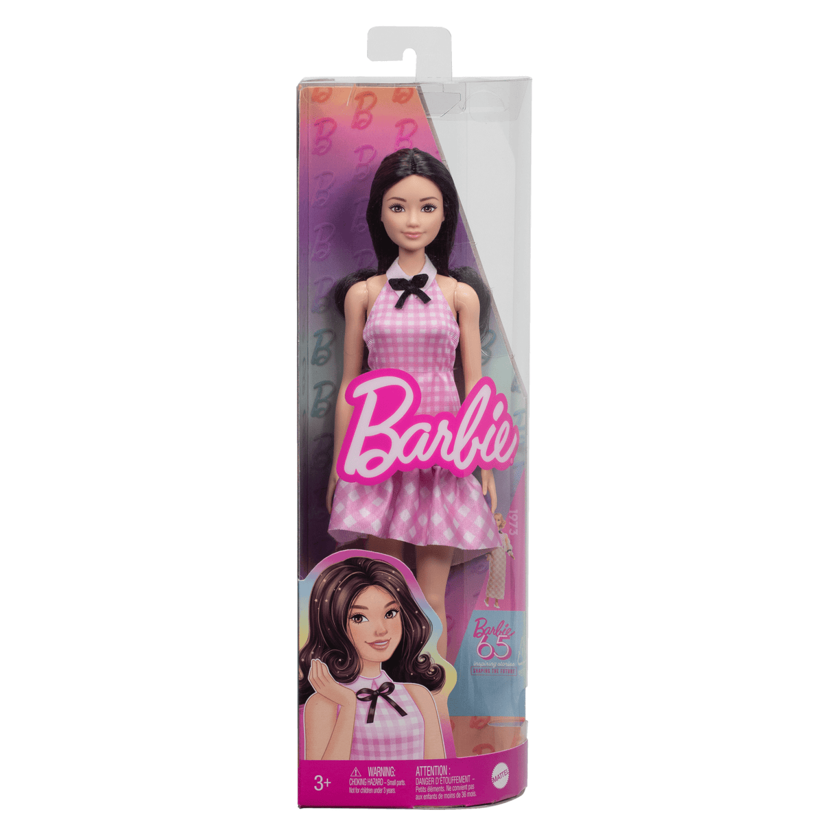 Barbie  Fashionistas  65E Anniversaire  Poupée224, Cheveux Noirs